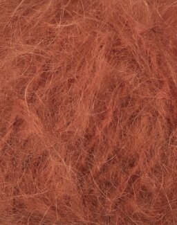 Garn Viking Mohrino 50g Mörk orange