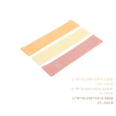 Motståndsband Fitness Gum Träning Gym Styrketräning Elastiska band för Fitness Miniband Yoga Crossfit Träningsutrustning