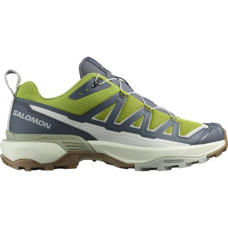 Salomon - Scarpe da trekking da uomo X Ultra 360 Edge - Dark Citron / Turbulence / Metal - 47⅓