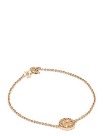 Tory Burch Miller Pave Chain Bracelet - Gold - ONE SIZE