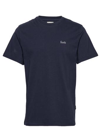 Air T-Shirt - Black T-shirts Short-sleeved Sininen Forét
