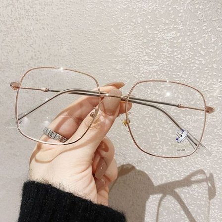 Anti-Blue Light Glasögon Överdimensionerade glasögon BRUNA