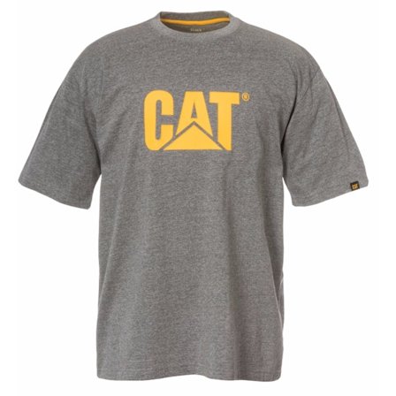 Caterpillar Mens TM Logo Kortärmad T-shirt 3XL Mörkgrå