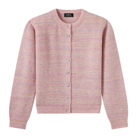 A.p.c., Cardigan Różowy, Mężczyzna, Rozmiar: M