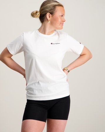 Champion SS Tee Hvit T-skjorter - Kids Brand Store