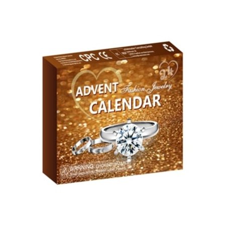 Brunt tilbehør Azc Julekalender Overraskelsesgaveæske