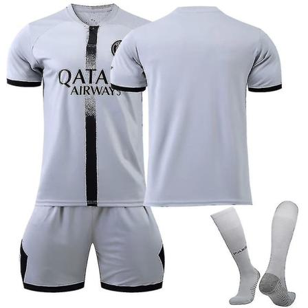 Mbappe 7 Jersey Home 2022-2023 Ny säsong Paris fotbollströjor Set för barn/ungdomar 22 23 Sergio Ramos 4 Kids Unnumbered adults M(170-175CM)