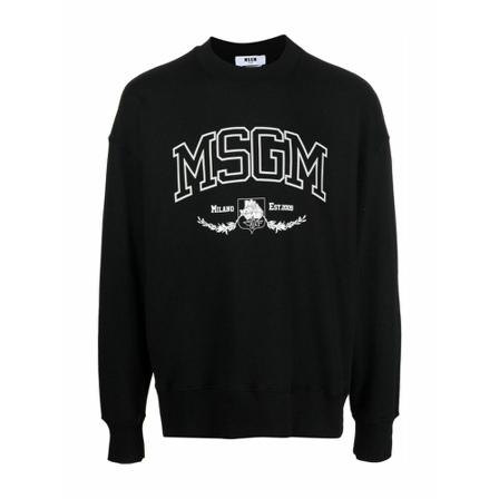 Msgm, Sweatshirts Zwart, Heren, Maat:S