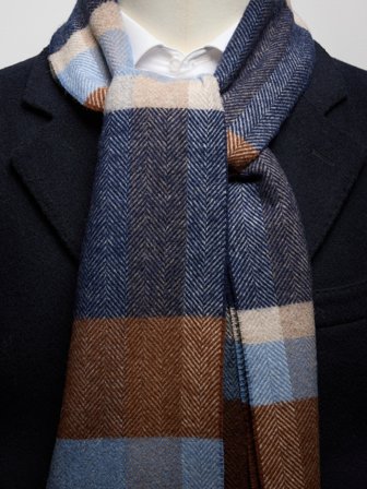 Blue Winter Scarf