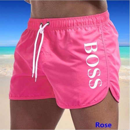 Boss Casual Fashion Strandshorts til mænd Badeshorts . Rose