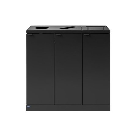 bica Avfallshantering 3x65L grå - Lyreco - Städ och hygien - Avfallshantering och källsortering - Sortering och återvinning