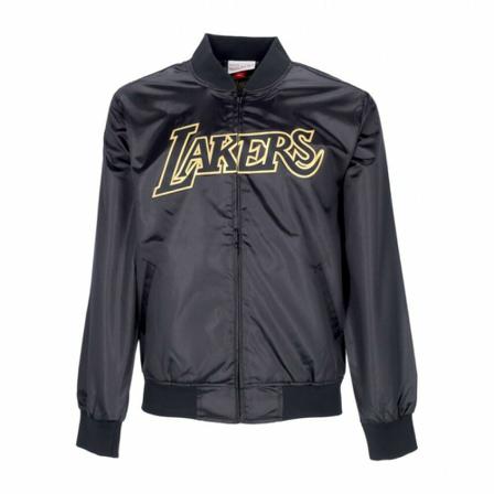 Mitchell & Ness satin Jakke hardwood classics loslak Sort, Herre