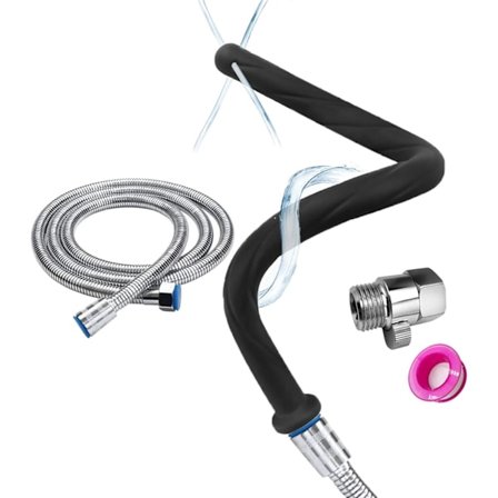 Højkvalitets helt nye bruse-enema douche dyser til mænd og kvinder, 4 hullers vandspray komfortable silikone dyser enema atta