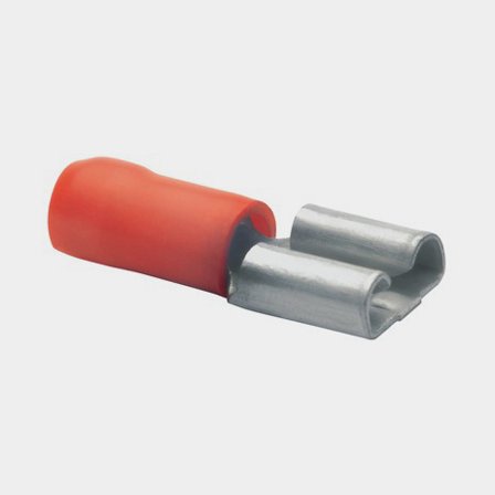 Blade terminal housing Skyllermarks, fits cable 0.5 - 1.5 mm², 25-pack, red