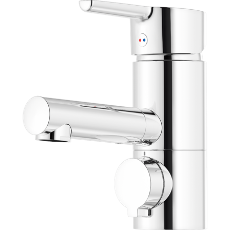 Mora MMIX II 333086 Servantarmatur med avstengningsventil, G10, krom, Baderom