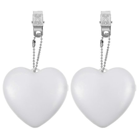 2 st Touch Sensor Handväska Lampa Liten Bärbar Lampa Hjärtformad Batteridriven Lampa Plånbokslampa