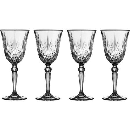 Lyngby glas Melodia Hvitvinsglass, 4 stk.