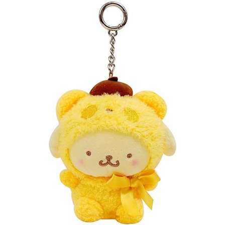 Sød plyslegetøjs nøglering Anime tegneseriefigur Min melodi Kuromi Cin