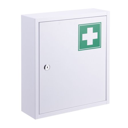 Låsbart medicinskab – 3 rum, vægmontering