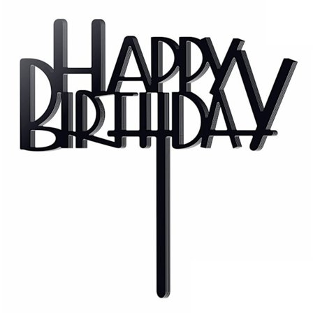 10 stk Akryl Gratulerer med dagen Kake Toppers Festdekorasjon Husholdningsutstyr Festival Høytid Bursdag Cupcake