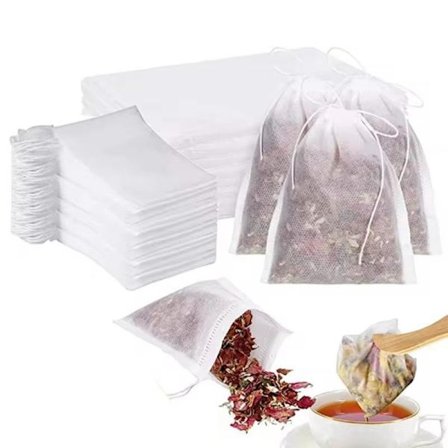Adjustable Loose Leaf Tea Bags - 100 Pack