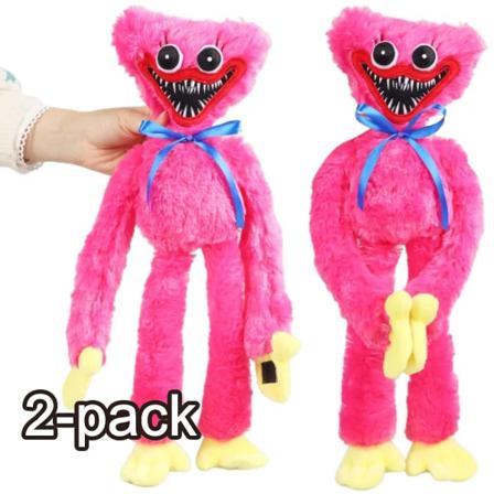 2-pack Huggy Wuggy Plyschleksak Fylld