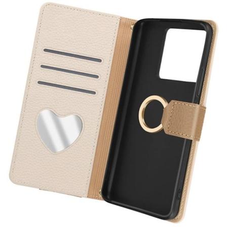AVIZAR Skuldertaske til Xiaomi 13T og 13T Pro - Beige lynlåslomme Beige