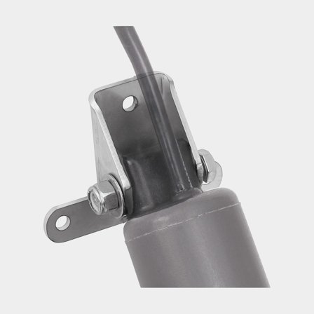 Fixation supérieure pour vérin de flap de trim Lectrotab HD SS, en acier inoxydable, compatible avec cylindres Heavy Duty
