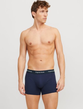 Jack & Jones Jacvesterbro Solid Trunks 3 Pack Noos - Navy - XXL