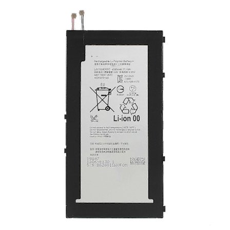 Til Sony Xperia Z3 Tablet Compact 3.80V 4500mAh Genopladeligt Li-Polymer Batteri (Kode: LIS1569ERPC (LGL)