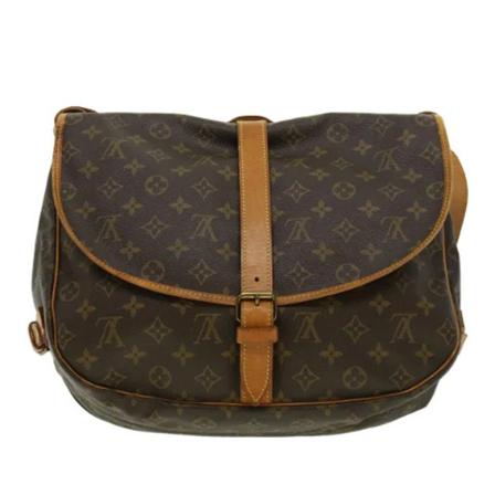 Louis Vuitton Vintage, Pre-owned Shoulder Bag Bruin, Dames, Maat:ONE Size