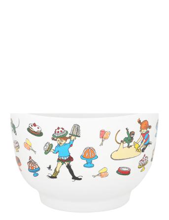 Pippi Bakes Baking Bowl L White Home Meal Time Baking & Cooking Mixing Bowls Multi/mønstret Martinex