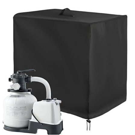 Vandtæt vandpumpeafdækning - Sort - 55x50x62cm