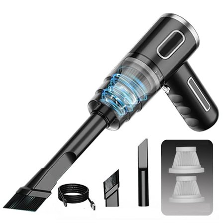 Elektrisk Støvblæser Til Bil Resultatorienteret Støvblæser Car Home Mini Genopladelig Wet Dry Duster