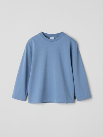 Langärmliges T-Shirt - 110 - kinderbekleidung - blue - Polarn O. Pyret