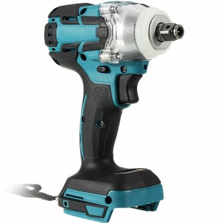 (Utan batteri) Borstlös sladdlös elektrisk slagnyckel skruvdragare 1/2" hylsnyckel Steglös växelspak Max vridmoment