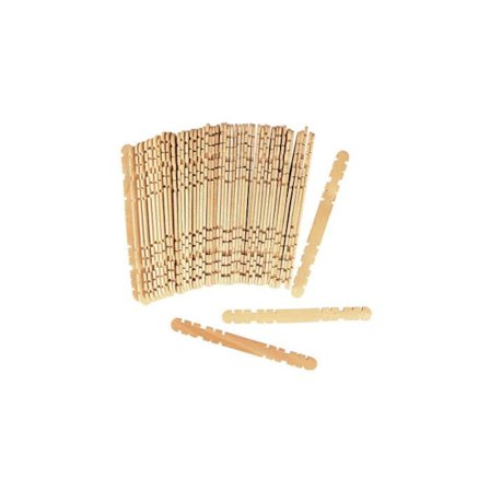 Byggstavar - Naturlig - 50 stycken - 11,4 x 1 cm - Matt finish - Hantverk