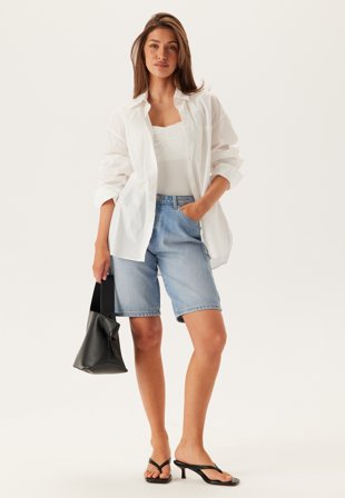 ONLY - Onlsonny Hw Wide Dnm Shorts - Kläder - - Bubbleroom