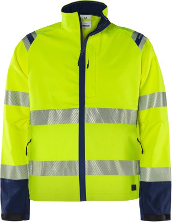 Fristads 4647 GSTP Hi-vis jakke Høj synlighed gul/sort 2XL, Tøj