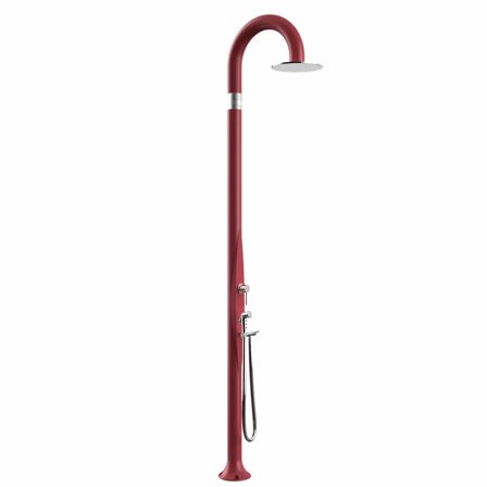 Doccia da giardino Arkema Funny Yin con doccino estraibile Rosso