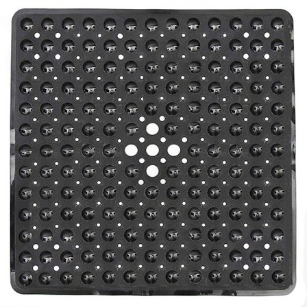 53x53cm / 21x21 tuuman kylpymatto Kylpyhuonepehmuste MUSTA MUSTA