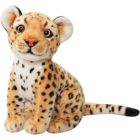 Leopard Plyschdocka, Leopard Djurplyschdocka, Soffa Heminredning Lunchpaus Kudde, 23 cm