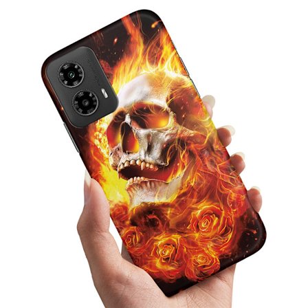Kuoret / Suojakuoret Motorola Moto G54 5G - Burning Skull