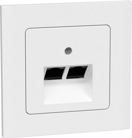 Gelia Connect 2 Home Datauttak innfelt 2xRJ45, Datamaskin & surfing