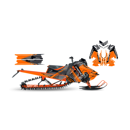 Dekalkit SweTown Orak Oransje - Polaris Axys 800 Switchback XCR 2018-2020