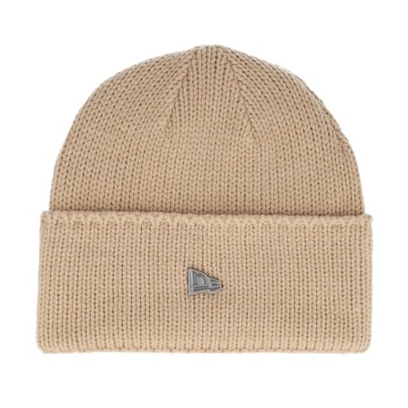 New Era - Beige cuff Bonnet - Ne Wide Cuff Beanie Terracotta Cuff @ Hatstore