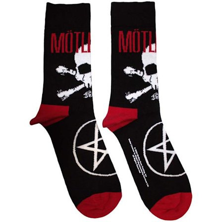 Motley Crue Unisex Vuxen Dödskalle och Korsben Strumpor 7 UK-11 UK
