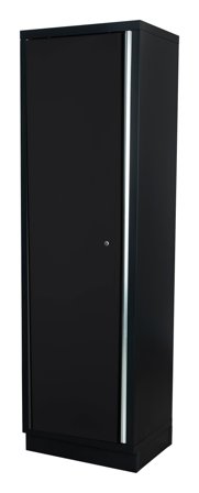 PELA 519764 Høyskap 600x573x2000 mm, svart, Garasjeinnredning & oppbevaring