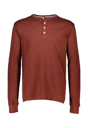 Lindbergh Solid gradad w contrast fabric T-Shirt Tröjor Herr Röd XXL