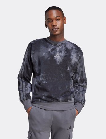 adidas Sportswear M Sea Aop Crw - Black - XXXL